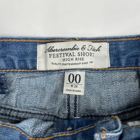Abercrombie & Fitch High Rise Festival Shorts